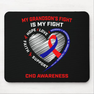 Der Kampf meines Enkels ist mein Kampf Chd Herzkra Mousepad