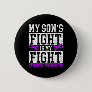 Der Kampf meines Sohnes ist mein Kampf Epilepsie-B Button