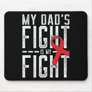 Der Kampf meines Vaters ist mein Blutkrebsbewussts Mousepad