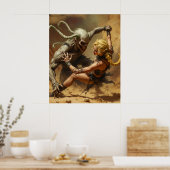 Der Kampf Poster (Küche)