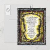 Der Kampf Postkarte (Vorne/Hinten)