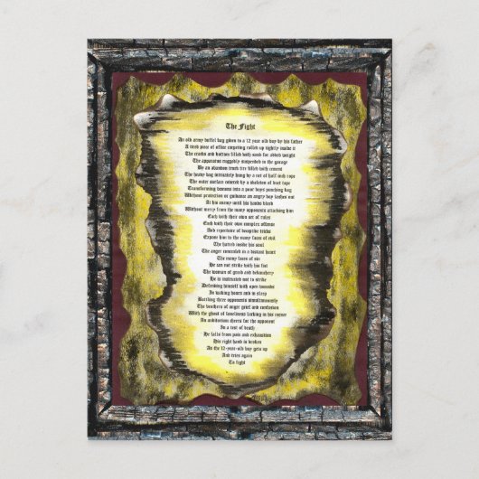 Der Kampf Postkarte (Vorderseite)