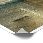 Der Kampf Temeraire J.M.W. Turner Poster (Ecke)