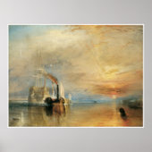 Der Kampf Temeraire J.M.W. Turner Poster (Vorne)