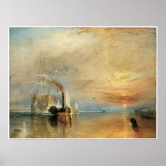 Der Kampf Temeraire J.M.W. Turner Poster