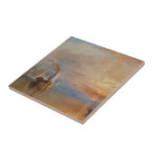 Der Kampf Temeraire Turner Sunset Seascape Fliese (Seite)