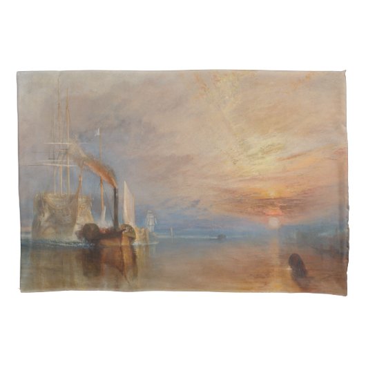 Der Kampf Temeraire Turner Sunset Seascape Kissenbezug (Vorderseite)
