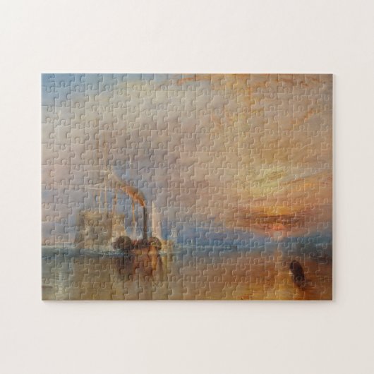 Der Kampf Temeraire Turner Sunset Seascape Puzzle (Horizontal)
