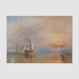 Der Kampf Temeraire Turner Sunset Seascape Seidenpapier