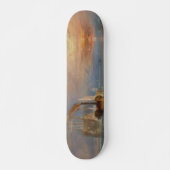 Der Kampf Temeraire Turner Sunset Seascape Skateboard (Vorne)
