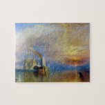 Der Kampf Temeraire von J. Herr W. Turner Puzzle<br><div class="desc">Der Kampf Temeraire zog sich an ihren letzten Liegeplatz,  um von J aufgebrochen zu werden. Herr W. Turner</div>
