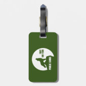 Der Kampf um Ihr öffentliches Land Wolf Gepäckanhänger (Rückseite vertikal)