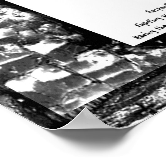 Der Kampf und die Zeichen des Mutes Poster (Ecke)