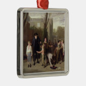Der Kampf unterbrochen, 1815-16 Silbernes Ornament (Rechts)