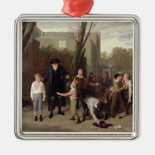 Der Kampf unterbrochen, 1815-16 Silbernes Ornament (Vorne)