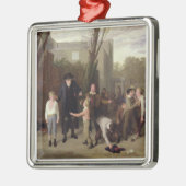 Der Kampf unterbrochen, 1815-16 Silbernes Ornament (Links)