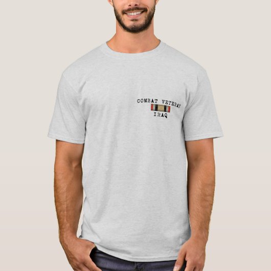 Der Kampf-Veteranen-Irak-Shirt T-Shirt (Vorderseite)