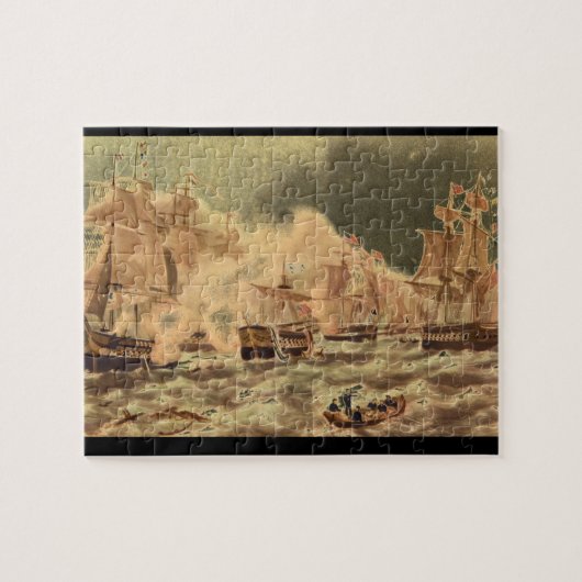 Der Kampf vom Eriesee, Commodore_Engravings Puzzle (Horizontal)