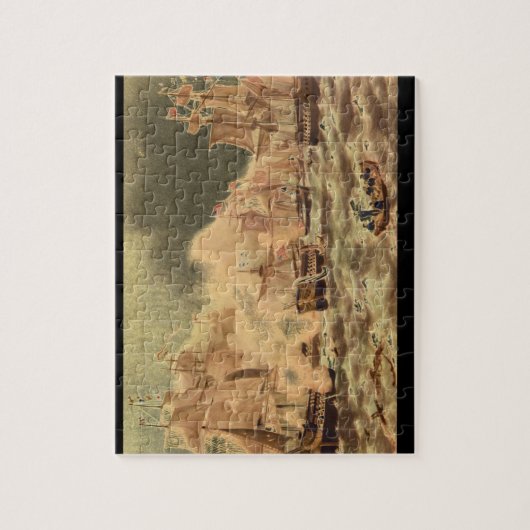 Der Kampf vom Eriesee, Commodore_Engravings Puzzle (Vertikal)