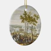 Der Kampf von Abensberg am 20. April 1809 Keramikornament (Rechts)