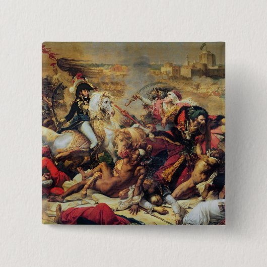 Der Kampf von Aboukir, am 25. Juli 1799 Button (Vorderseite)