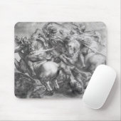 Der Kampf von Anghiari nach Leonardo da Vinci Mousepad (Mit Mouse)