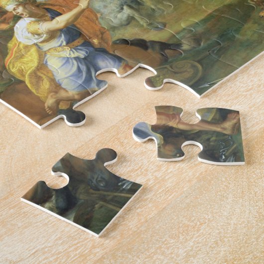 Der Kampf von Arbela (oder von Gaugamela) 331 BC, Puzzle (Seite)