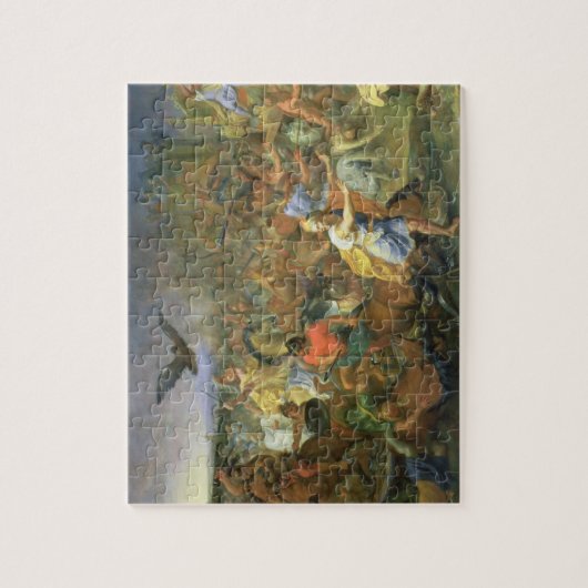 Der Kampf von Arbela (oder von Gaugamela) 331 BC, Puzzle (Vertikal)