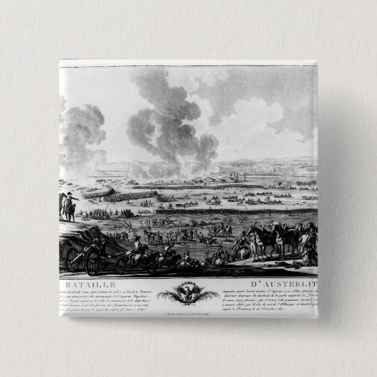 Der Kampf von Austerlitz, am 2. Dezember 1805 Button (Vorderseite)