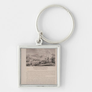 Der Kampf von Austerlitz, am 2. Dezember 1805 Schlüsselanhänger