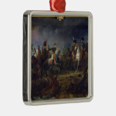 Der Kampf von Austerlitz Silbernes Ornament (Rechts)
