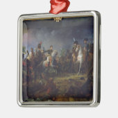 Der Kampf von Austerlitz Silbernes Ornament (Links)