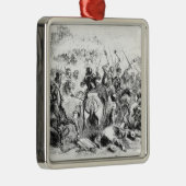 Der Kampf von Bannockburn im Jahre 1314 Ornament Aus Metall (Rechts)