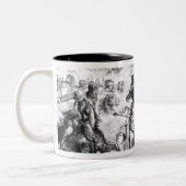 Der Kampf von Bannockburn im Jahre 1314 Zweifarbige Tasse (Links)