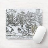 Der Kampf von Courtrai zwischen den Franzosen Mousepad (Mit Mouse)