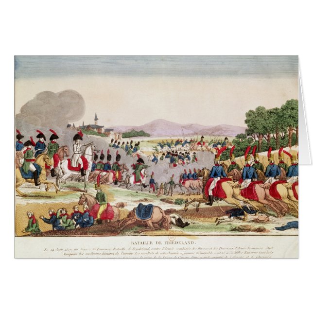 Der Kampf von Friedland, 2 am 14. Juni 1807 (Vorderseite (Horizontal))