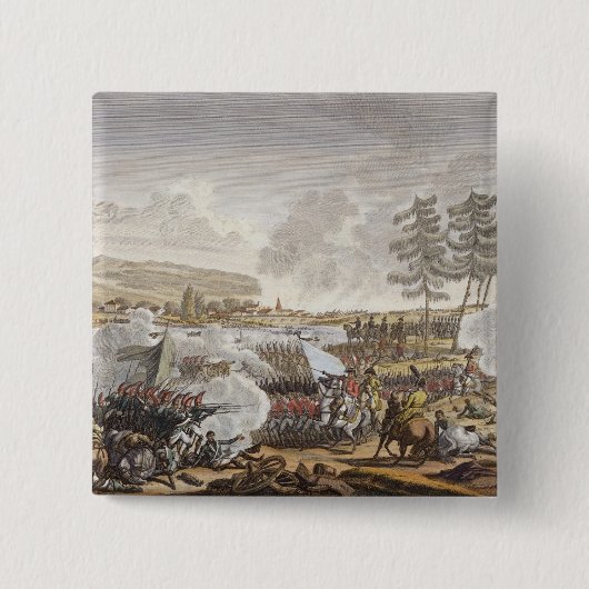 Der Kampf von Friedland am 14. Juni 1807 vorbei Button (Vorderseite)