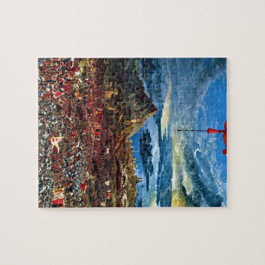 Der Kampf von Issus durch Albrecht Altdorfer Puzzle (Horizontal)