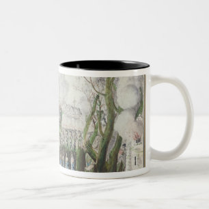 Der Kampf von Jemmapes, am 6. November 1792 Zweifarbige Tasse