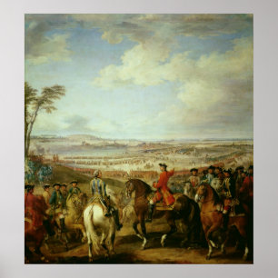Der Kampf von Lawfeld, am 2. Juli 1747 Poster