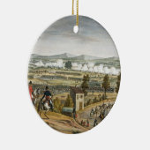 Der Kampf von Lutzen am 2. Mai 1813 graviert durch Keramikornament (Rechts)