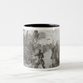 Der Kampf von New Orleans Zweifarbige Tasse (Mittel)