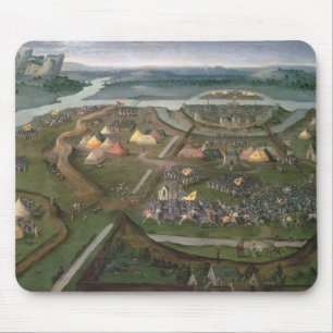 Der Kampf von Pavia im Jahre 1525, c.1530 Mousepad