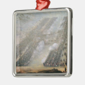 Der Kampf von Poltava, 1750 Ornament Aus Metall (Links)