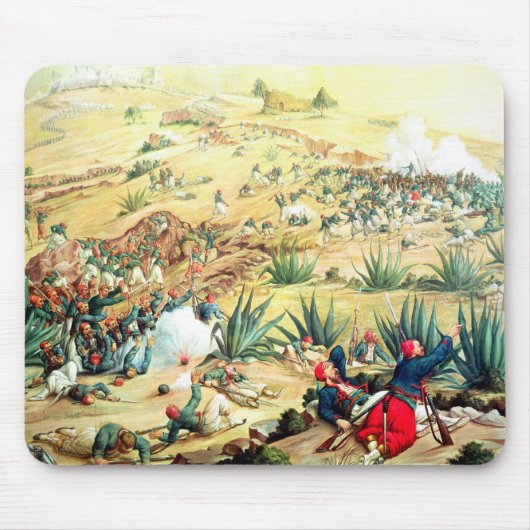 Der Kampf von Puebla, am 5. Mai 1862 Mousepad (Vorne)