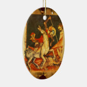 Der Kampf von Saint George mit der Dragon Monogram Keramikornament (Rechts)