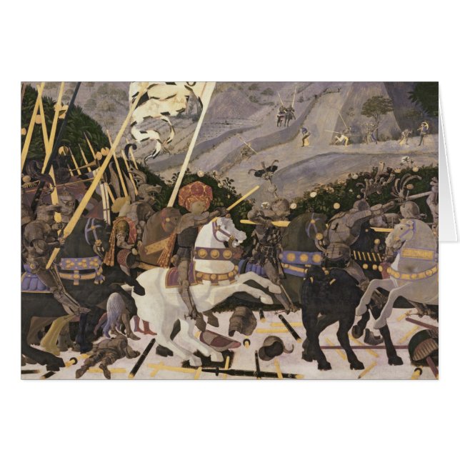 Der Kampf von San-Romano, c.1438-40 (Vorderseite (Horizontal))