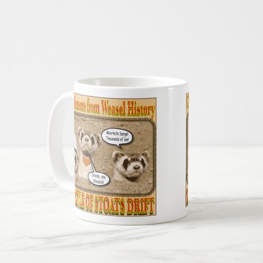 Der Kampf von Stoats Antrieb Kaffeetasse (Vorderseite Links)