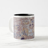Der Kampf von Tunis oder von Lepanto Zweifarbige Tasse (Vorderseite Links)