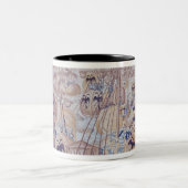 Der Kampf von Tunis oder von Lepanto Zweifarbige Tasse (Mittel)